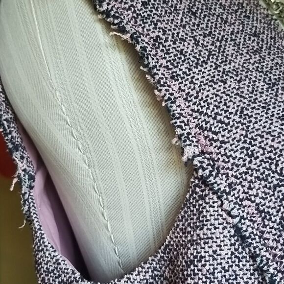 Rebecca Taylor ⭐ Pink Boucle Tweed Dress - Picture 5 of 12